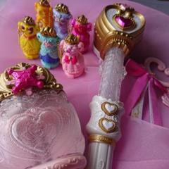 プリンセスプリキュア  パフューム、ロッドセット プリキュア 光る！なりきりDX 全2種 プリンセスパフューム