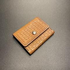 国産牛革　ミニウォレット　財布　コンパクト　カードケースのサムネイル