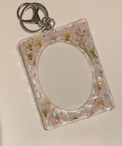 レジントレカケース ドライフラワー レジンデコ キルティング