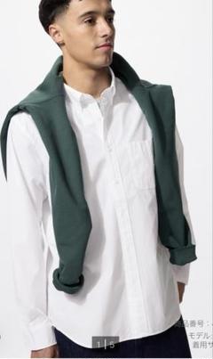 美品　UNIQLO ユニクロ　ブロードシャツ　Ｌ　ホワイト