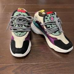 ニット スニーカー 厚底