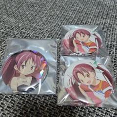佐倉杏子　SHAFTTEN　缶バッジ 京まふ まどマギ 佐倉杏子 レア ver. 箔押し 缶バッジ - メルカリ