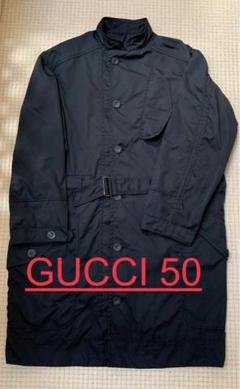 GUCCI トレンチコート オーバーサイズ50 黒 GUCCI トレンチコート オーバーサイズ50 黒