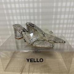 新品未使用】YELLOクリアサンダル Mサイズオンライン ショ