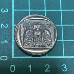 バクトリア；メナンドロス1世、テトラドラクマ銀貨、ヒロイック