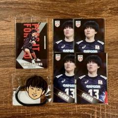 小川智大 チェキ 缶バッチ ステッカー バレーボール日本代表 モバガチャ トレカ バレーボール男子日本代表 バレーボール男子 小川智大