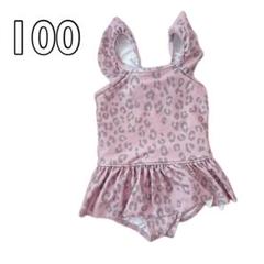 BREEZE レオパードワンピース　水着　100 キッズ　ワンピース水着 女の子