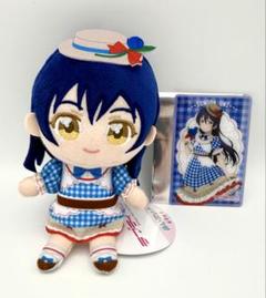 ラブライブ　園田海未　ぬいぷりけおすわりぬいぐるみ　μ's gigo限定