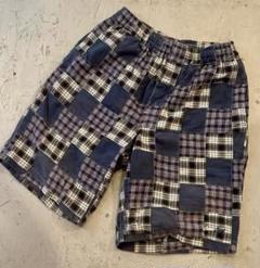 《Bear》古着 ヴィンテージ パッチワーク ショートパンツ Mのサムネイル
