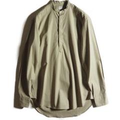 英国製 定価28,600円【E.TAUTZ】バンドカラープルオーバーシャツのサムネイル