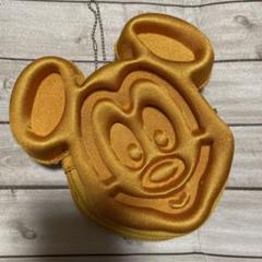 ディズニーランド ミッキー ワッフル ポーチ レトロ 名物ミッキーワッフルデザイン！東京ディズニーランド「グレート