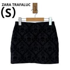 0410 ZARA TRAFALUCザラミニスカートSサイズドクロシックロックのサムネイル
