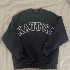 NAUTICA 黒 スウェット トレーナー