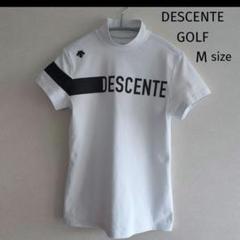 coco 中古 デサントゴルフ DESCENTE GOLF レディース 半袖シャツ M ベージュ モックネック 0000094613-2.jpg