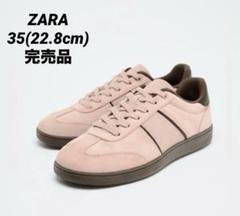 ZARA ピンク スエード スニーカー ZARA ピンク スエード スニーカー - メルカリ