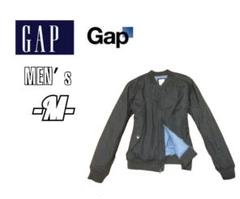 メンズM◇GAP◇ボマージャケット MA-1　 黒