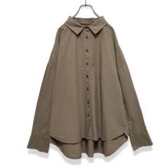 美品 PUAL CE CIN タイプライター塩縮ブラウス メンズライク