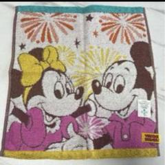 ミッキー　ミニー　ハンドタオル