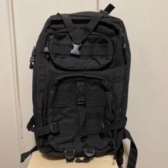 美品大きめリュック無地黒バックパック/収納力あり!!パタゴニアノースフェイス