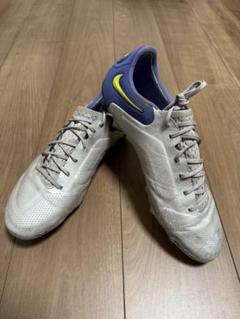 NIKE TIEMPO サッカーシューズ グレー/イエロー Nike Tiempo サッカートレーニングシューズ グレー/イエロー24cm