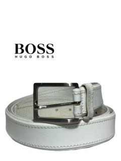★HUGO BOSS★レザーベルト★ホワイト★のサムネイル
