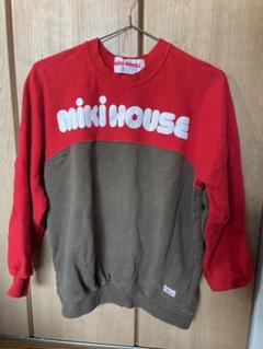 MIKI HOUSE スポーツ レッド スウェット Lサイズ 90s 当時物 1990年代頃 日本製 MIKI HOUSE スウェット 表記サイズ L