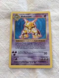 英語版初期　ポケモンカード　Alakazam shadowless holo