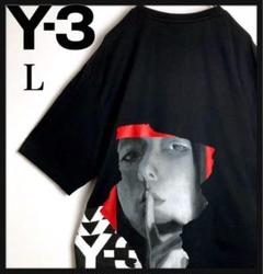 【奇抜デザイン】Y-3★内田すずめ ビッグフォトプリントTシャツ 入手困難 美品 奇抜デザイン】Y-3☆内田すずめ ビッグフォトプリントTシャツ