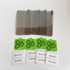 iPhone 15 Pro Maxガラスフィルムセット➕レンズフィルム（4枚入）