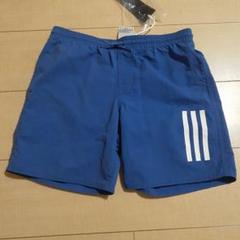adidas 青 ボトムス 150