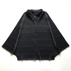 ☆極美品☆プリーツプリーズ ボレロ カーディガン チェック 変形