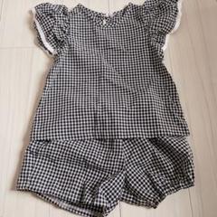 【新品未使用】LOVE PLAIN Msize チェック柄 フリル袖 セット