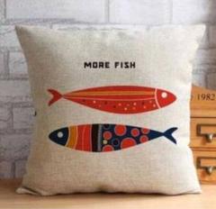 MORE FISH 魚デザイン クッションカバー　インテリア雑貨北欧