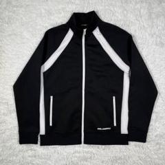 ✨レア❤️✨PUMAxKARL/LAGERFELD/ジャケット/ジャージ/大きめ カールラガーフェルド トラックジャケット【M】黒 白 ジャージ
