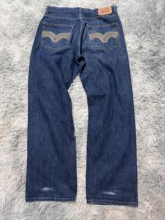 Levi’s 569 リーバイス　濃紺　刺繍　w34 ルーズストレート　y2k