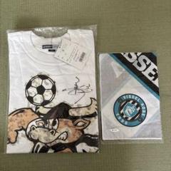 ヴィッセル神戸 永島昭浩サイン入りTシャツ Lサイズ とバンダナ ヴィッセル神戸 永島昭浩サイン入りTシャツ Lサイズ とバンダナ