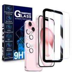iPhone 15対応　6.1インチ フィルム ガイド枠付き