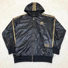 レア✨adidasトラックジャケット CHILE62 XXL グラフティロゴ 黒 レア✨adidasトラックジャケット CHILE62 XXL グラフティロゴ 黒