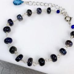 サービス品＊ブルーサファイアのブレスレットs101