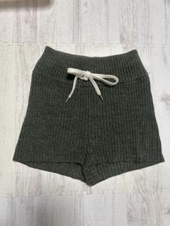 【新品未使用】Juemi リブ編みカーキニットパンツ 新品未使用】Juemi リブ編みカーキニットパンツ