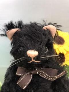 国内作家様の可愛い黒猫ゃんテディ5ジョイント アンティーク品 国内作家様の可愛い黒猫ゃんテディ5ジョイント アンティーク品