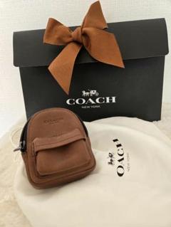 COACH ブラウン ミニリュック型キーケース COACH ブラウン ミニリュック型キーケース - メルカリ