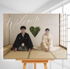 ウェルカムボード　パネル　結婚式　ウェルカムスペース　受付装飾　79