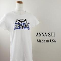 新品未使用】ANNA SUI タンクトップ ジッパー羽根付き 黒 Sサイズ クリアランス大特価 タンクトップ ジッパー羽根付き 黒 Sサイズ SUI 【新品未使用】ANNA Tシャツ/カットソー(半袖/袖なし)