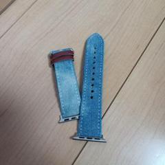 38-40-41mmデニムレザー Apple Watchバンド