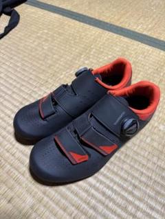 SHIMANO RP4 サイクリングシューズ 40 ブラック/オレンジ/レッド SHIMANO（シマノ）CT5 SH-CT500 SPDペダル用シューズ SPD
