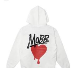 《最終値下げ》MOBB/パーカー/ホワイト/ミニ丈/Sサイズ/レディース