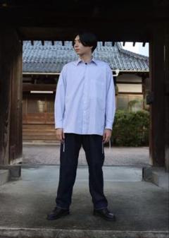【美品】21aw yokeトーマスメイソン　ストライプシャツ