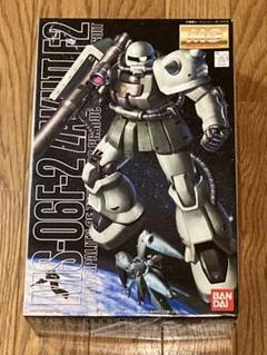 バンダイ　MG ザクⅡF2型　組み立、全塗装済　中古品 MG 1/100 MS-06F-2 ザクII F2型 (連邦軍仕様) | バンダイによる