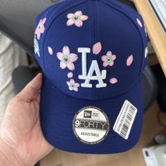 MLB ニューエラ　9FORTY ドジャース　村上隆　ブルー